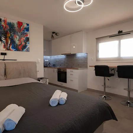 Studio With Panoramic Athens View Exterior foto